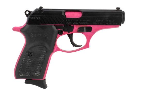 Bersa Thunder Lite 380 acp pistol features a pink frame